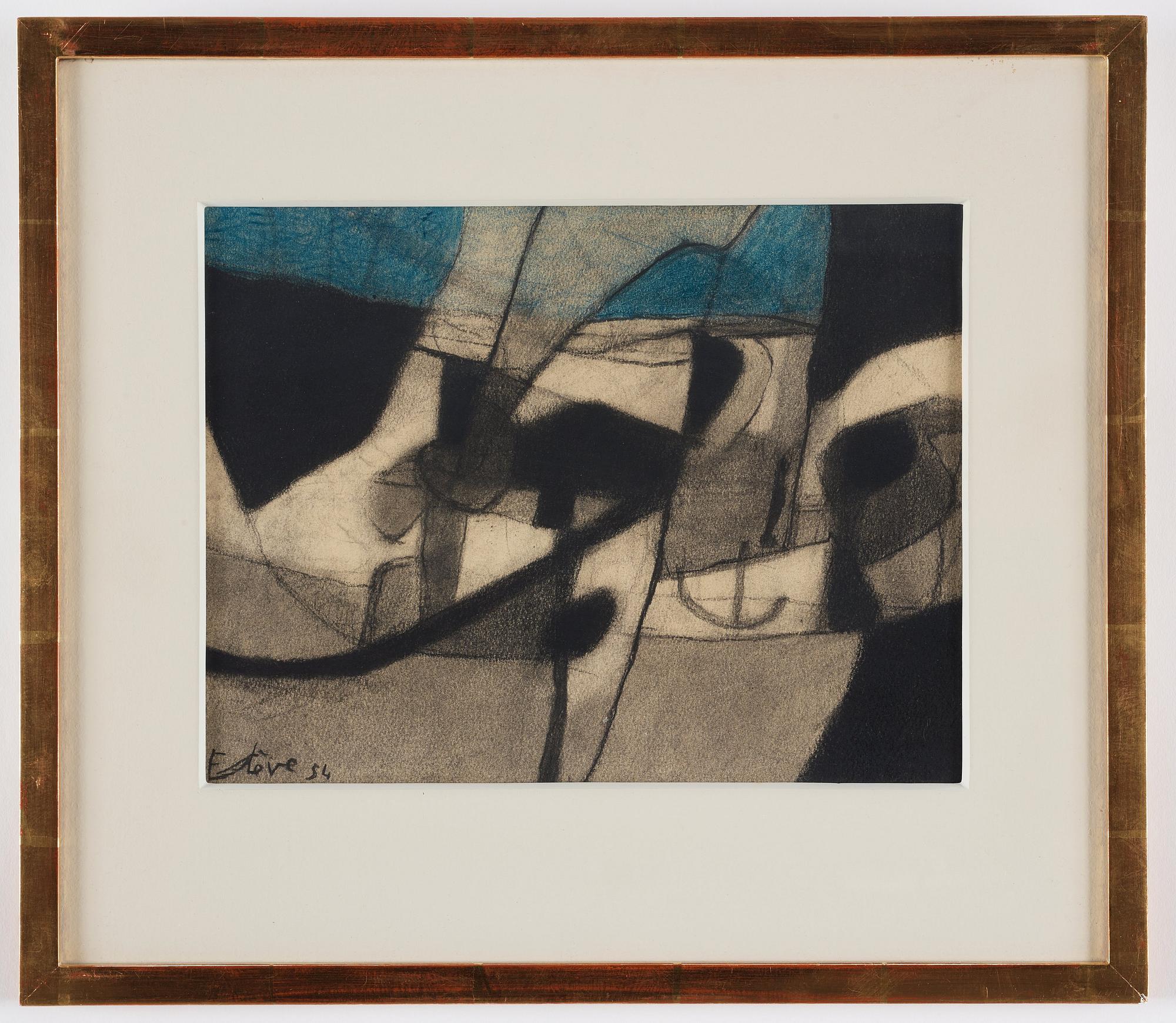 Maurice Estève, "Paysage aux Charadons".