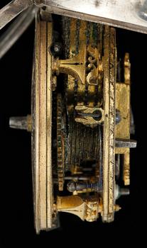 FICKUR, silver, urverket märkt Kroplin, London 1700-tal. Vikt ca 109 gram.