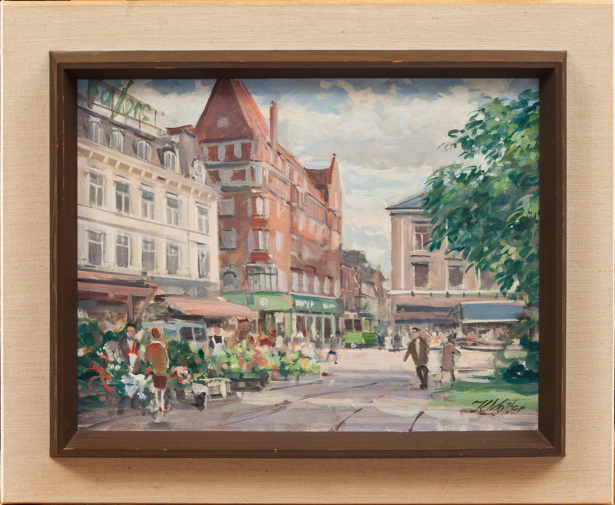 KAJ MOLTER, olja på duk. Signerad.