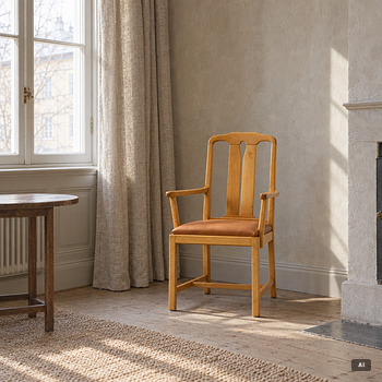 Carl Malmsten, Armchairs, 6 pieces, "Ambassadör", Åfors Möbelfabrik, late 20th century.