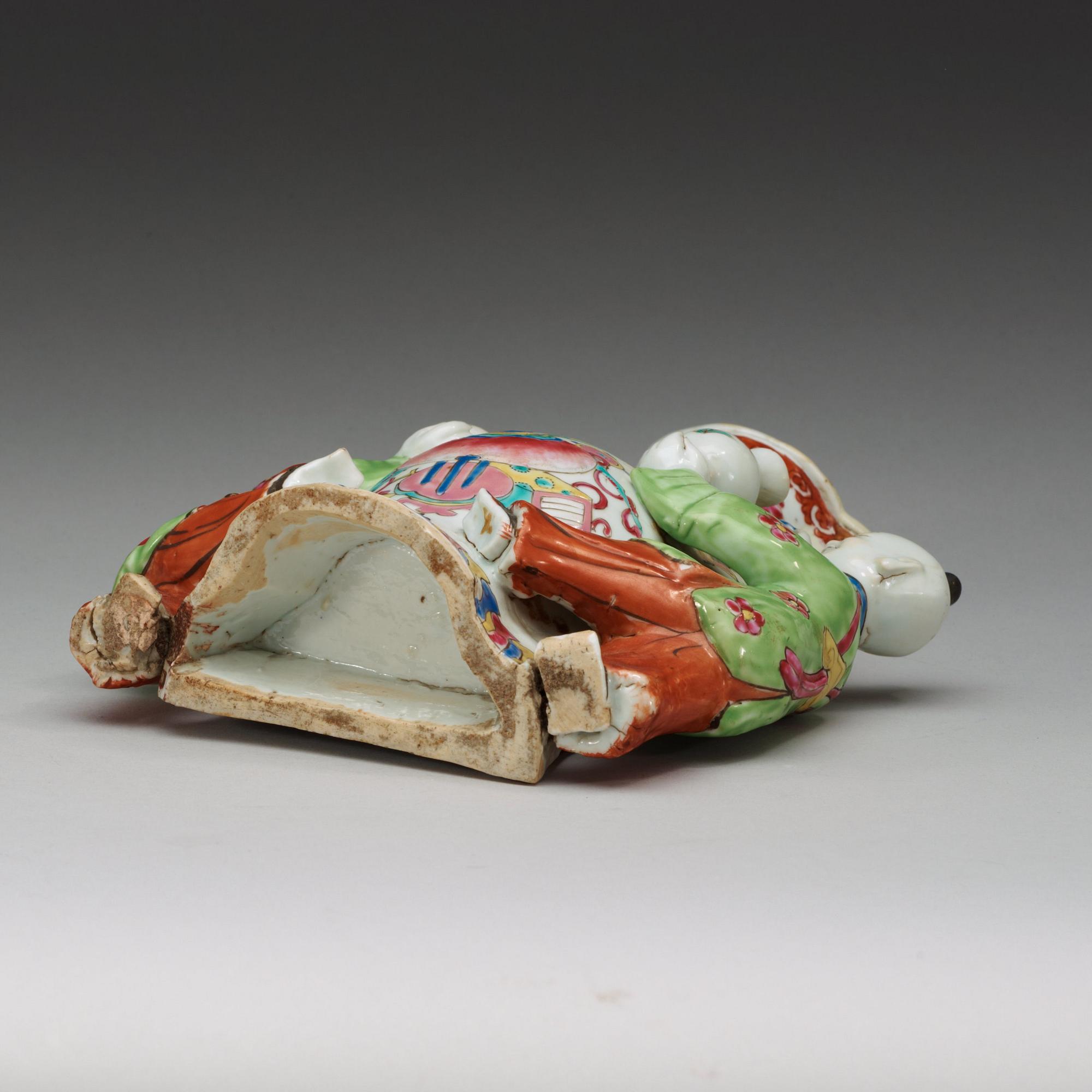 VÄGGVAS, kompaniporslin. Qing dynastin, Qianlong (1736-95).