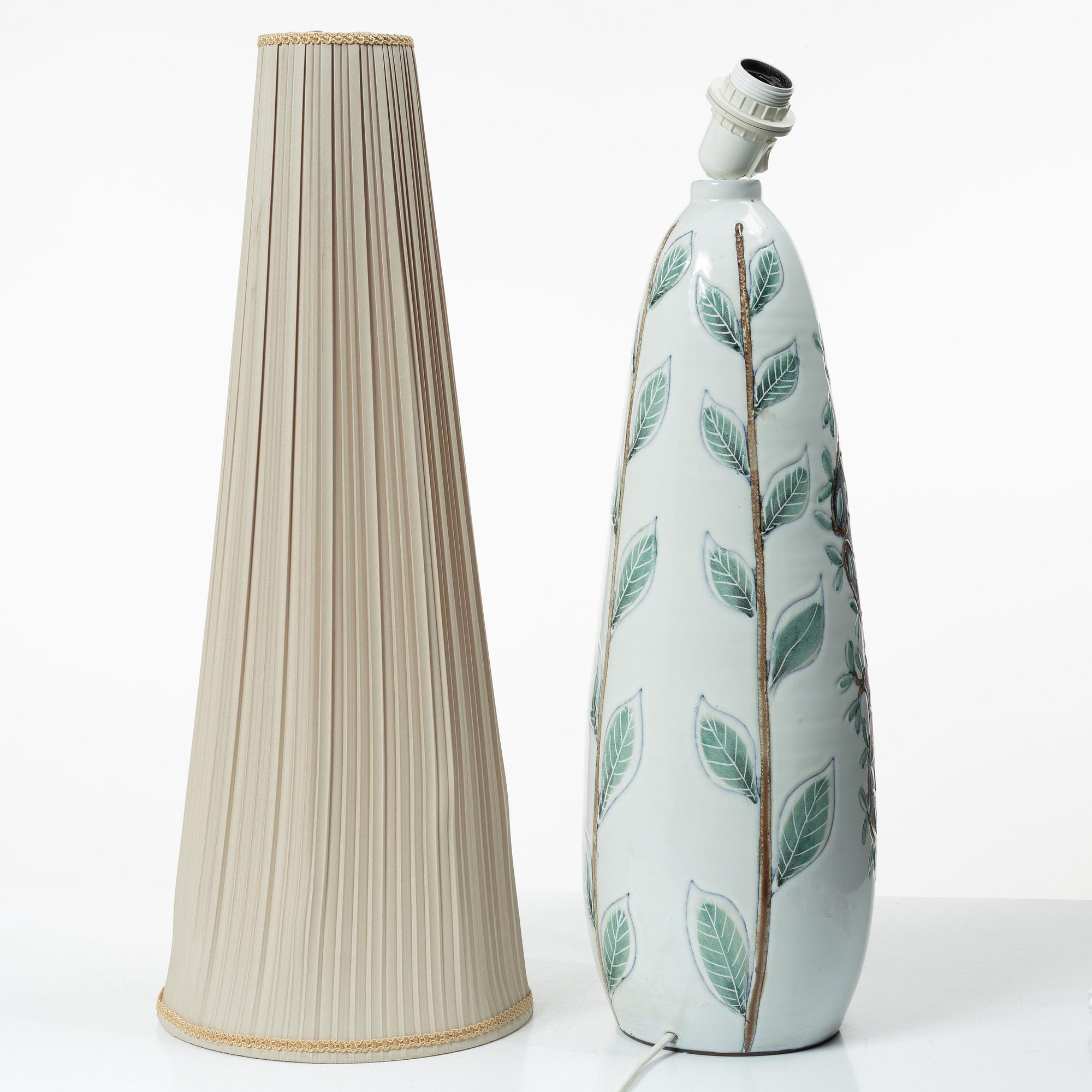Marian Zawadzki, Golvlampa, Tilgmans Keramik, 1950/60-tal.