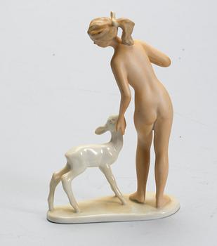 FIGURIN, porslin, Wallendorf.