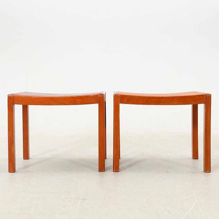 A pair of 1950s stools, Denmark.