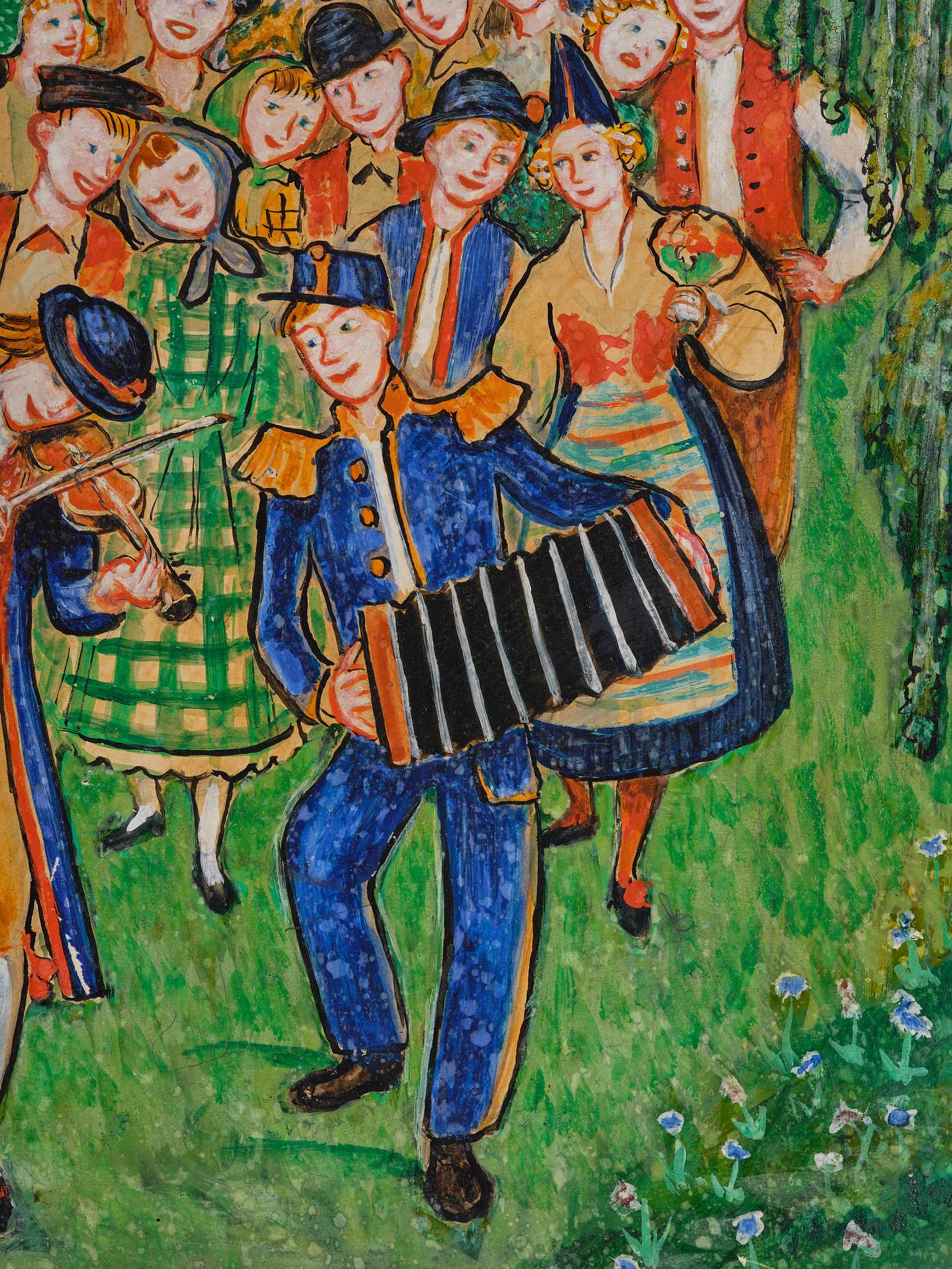 Nils von Dardel, ”Midsommar”.