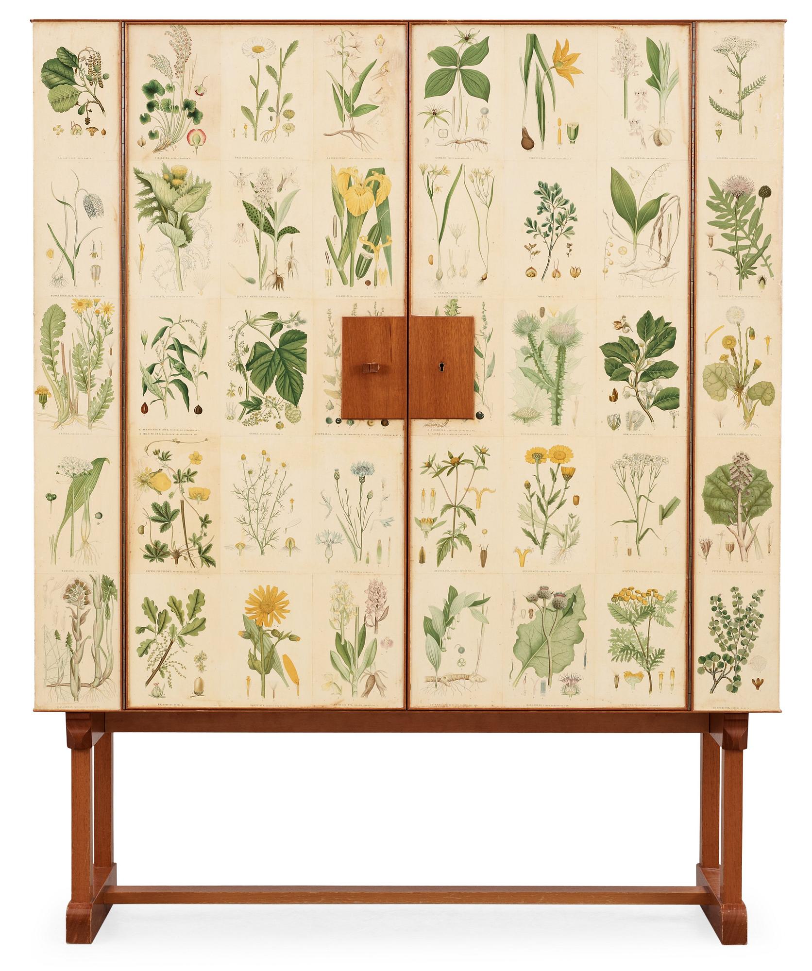 JOSEF FRANK, skåp, "Flora", Firma Svenskt Tenn, modell 852.