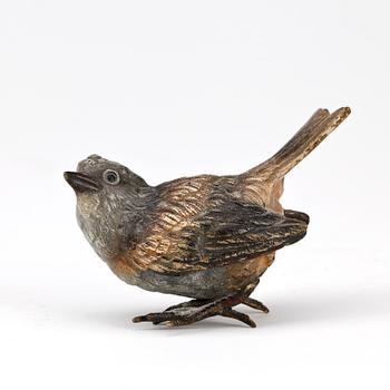 SKULPTUR, wienerbrons, märkt Schutz, tidigt 1900-tal.