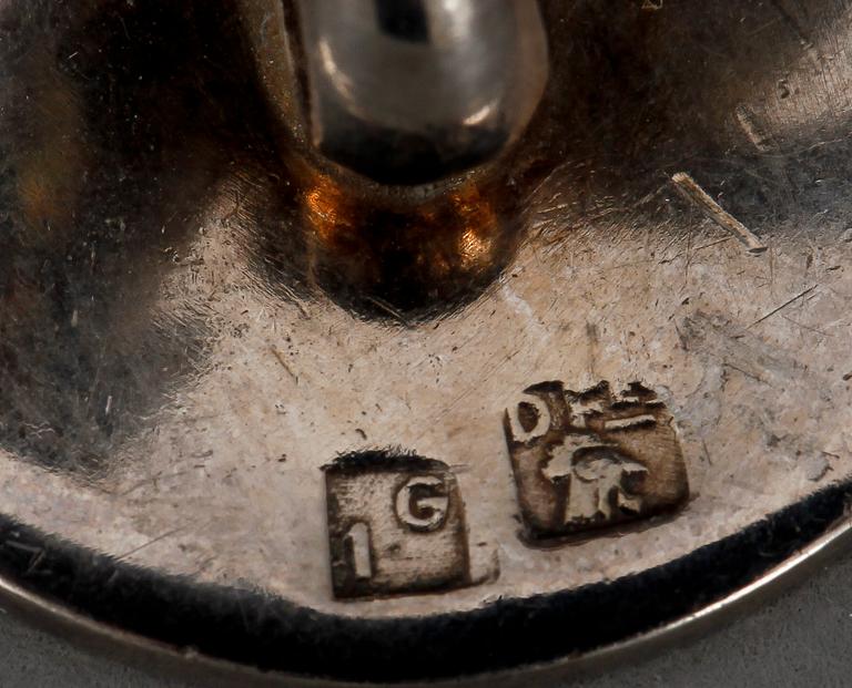 PARTI SILVER, 14 delar, bl a England, 1927. Tot ca 320 gr.