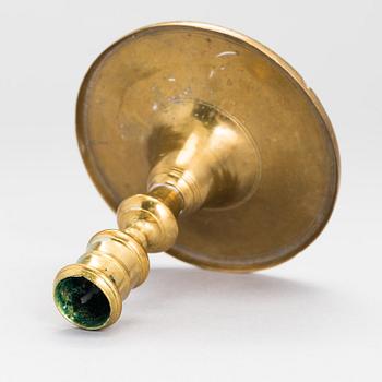 An 18th century candlestick.