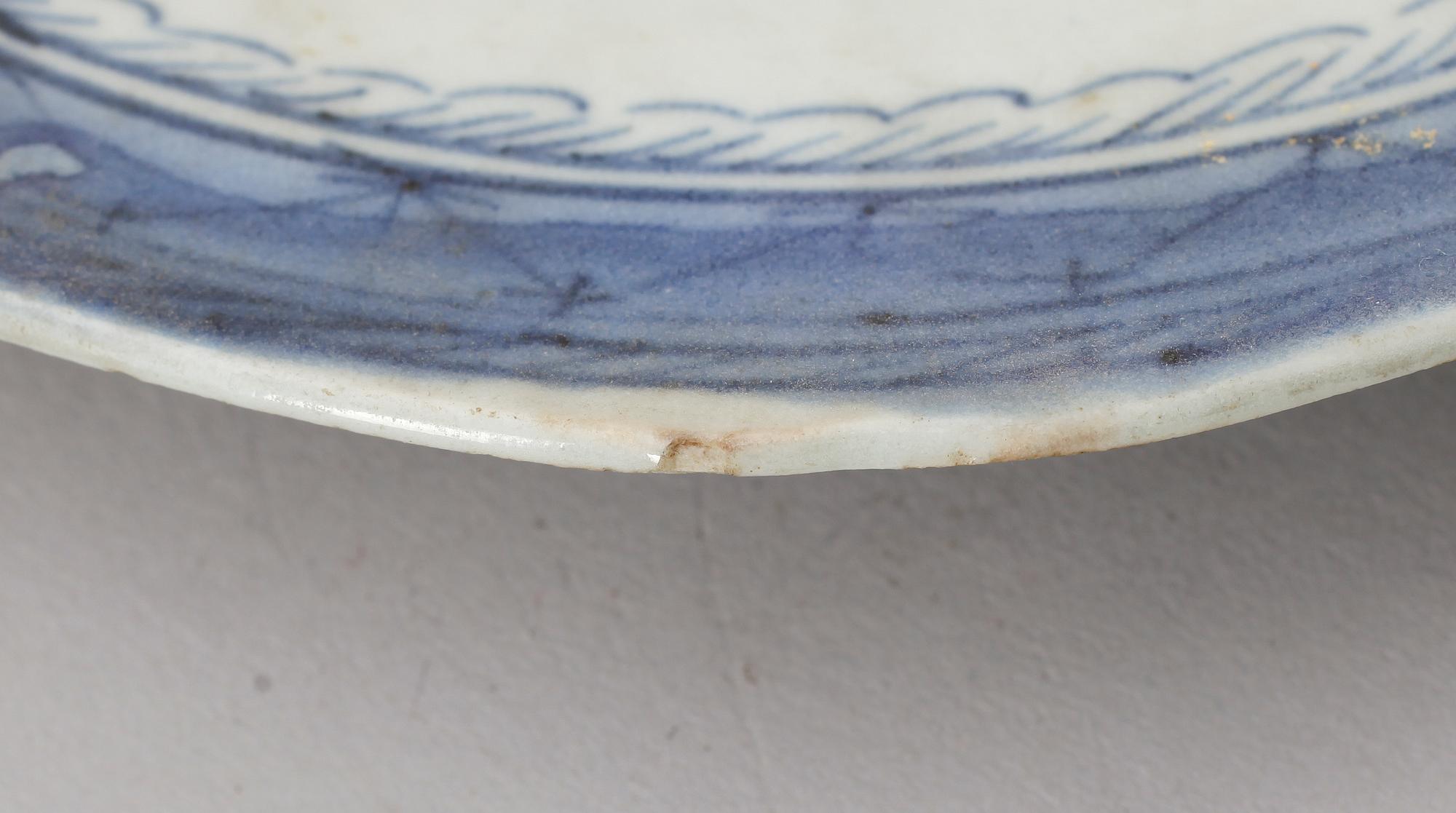 TALLRIKAR, 16 st (13+2+1) kompaniporslin, Kina, 1700-/1800-tal.