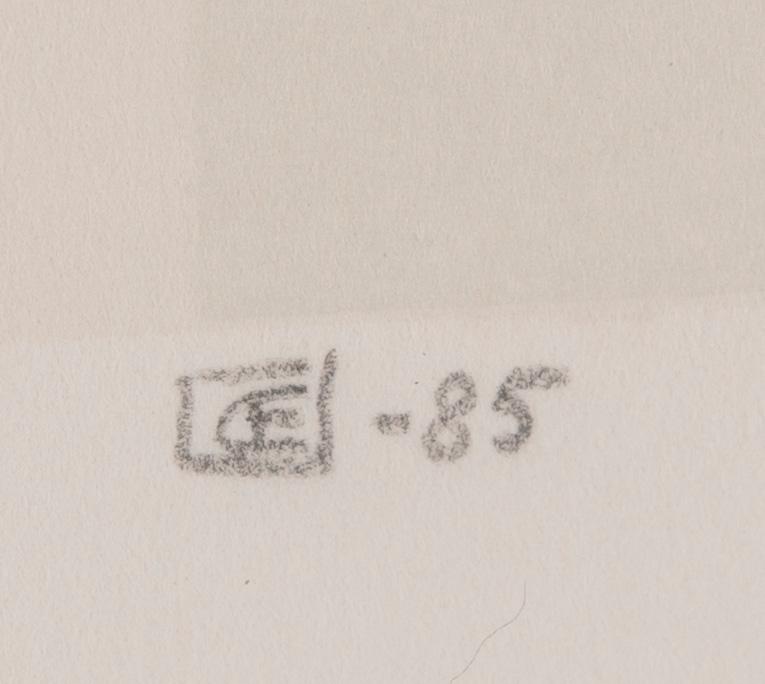 CAROLUS ENCKELL, serigrafi, monogramsignerad CE, daterad -85 och numrerad 24/200.