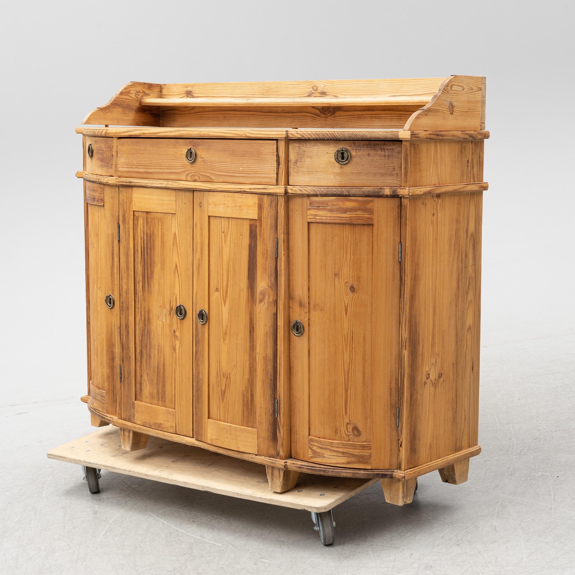 A 18th/19th Century pine cupboard.