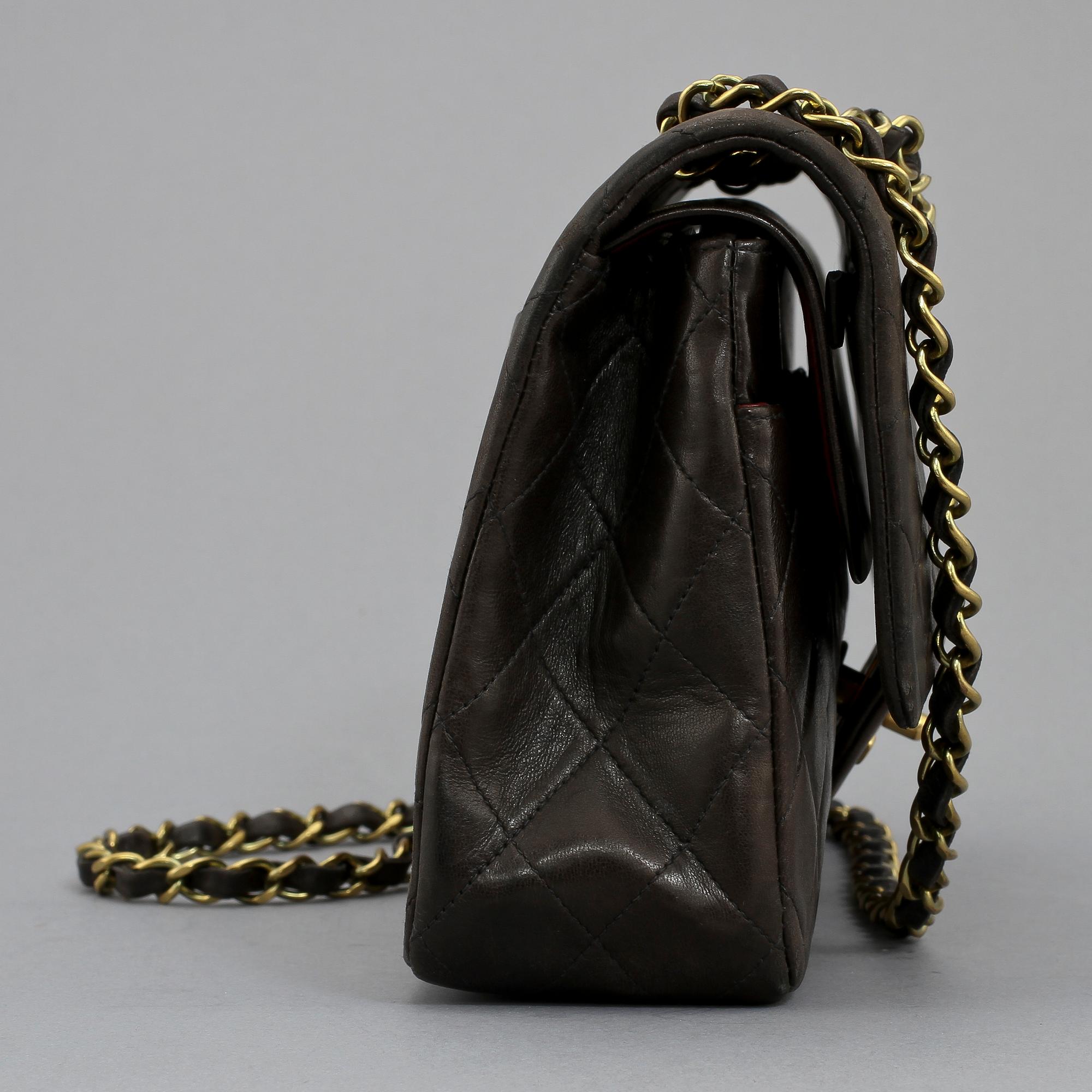 AXELREMSVÄSKA, "double flap", Chanel.