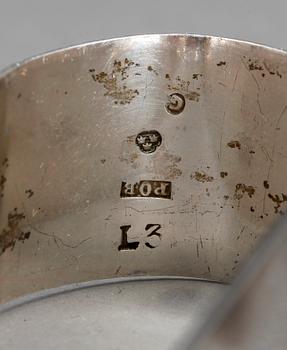 SOCKERTÅNG, silver, Pehr Olof Bäckström, Gävle 1817. Vikt ca 33 gram.