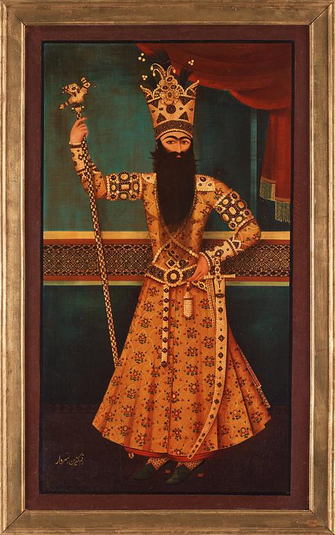 Mihr 'Ali Hans efterföljd, "Fath-Ali Shah Qajar" (1772-1834).