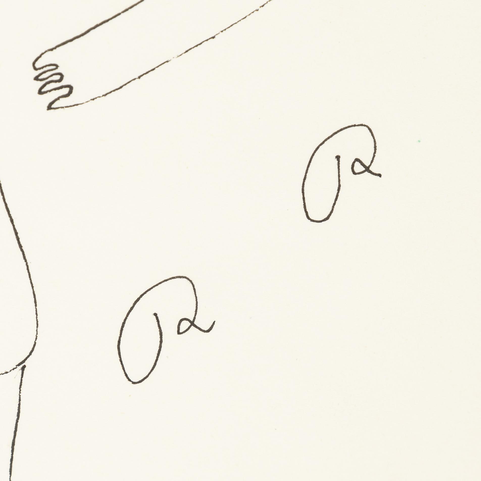 Roger Risberg, indian ink drawing, signed. Executed in 2008.