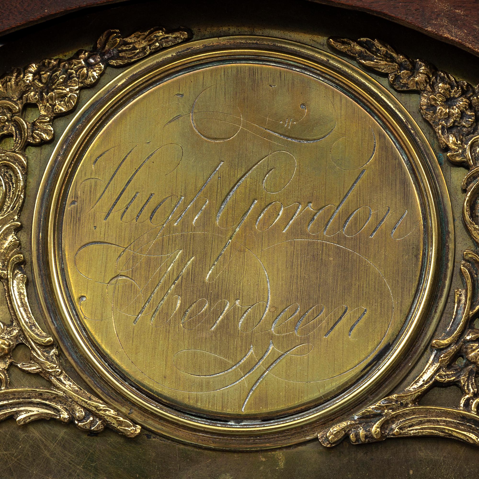 A longcase clock, dial signed Hugh Gordon, Aberdeen.
