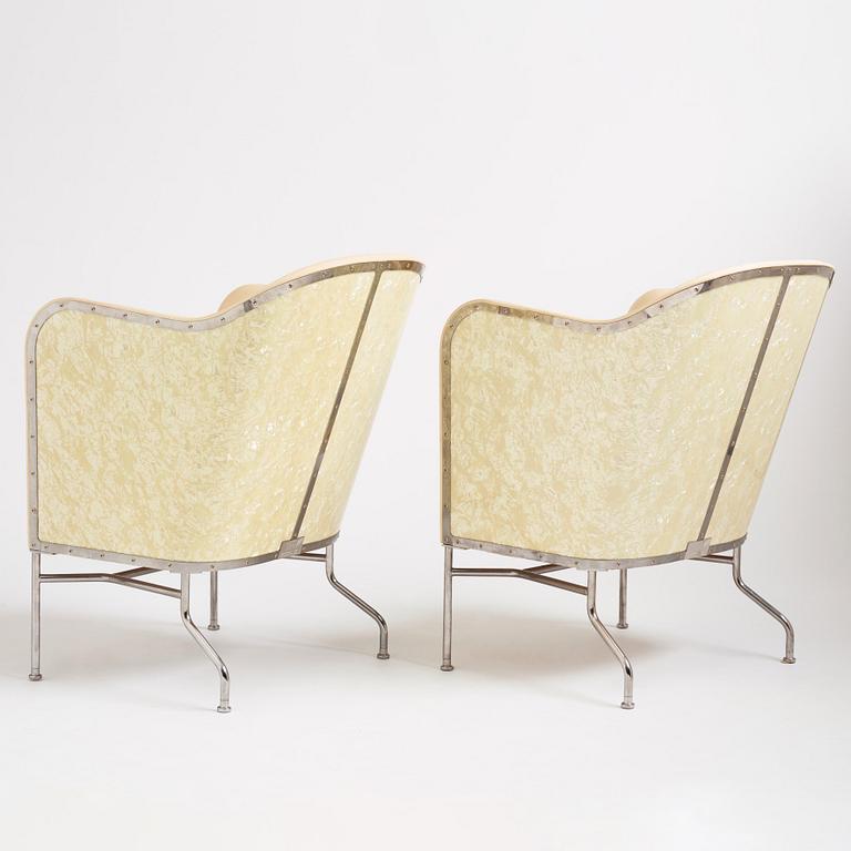 Mats Theselius, a pair of "Star" armchairs, ed. 147 & 175/360, Källemo, Värnamo, post 2009.