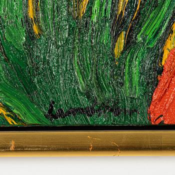 Bengt Lindström, Figure Composition (Indistinct Title on the Reverse).