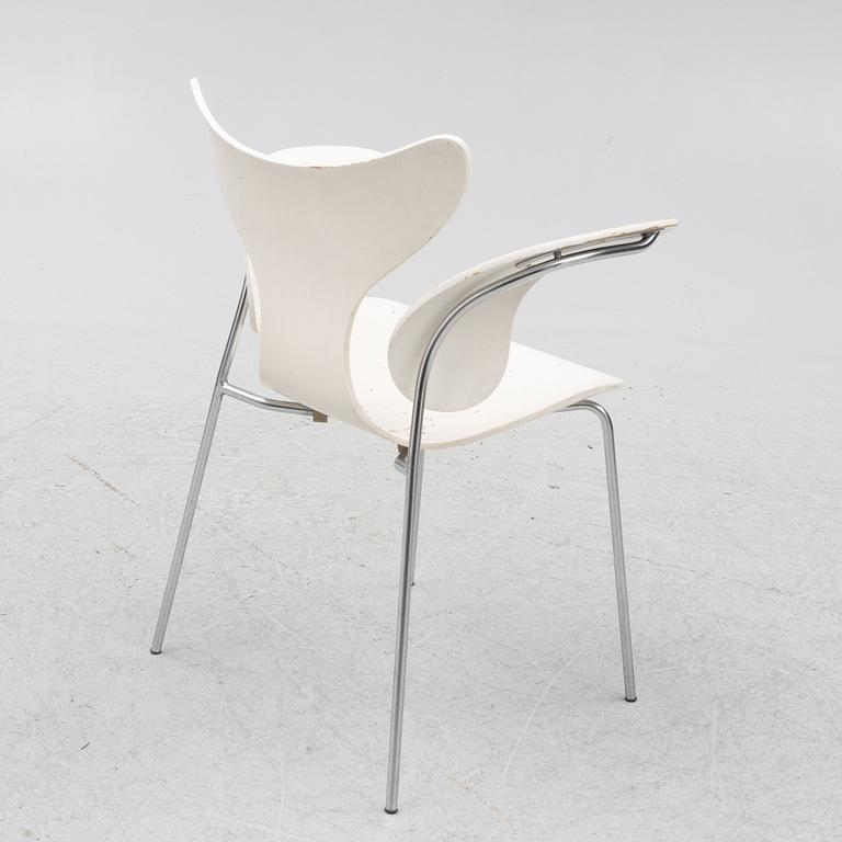 Arne Jacobsen, a chair, 'The Lily', Fritz Hansen, Denmark, second half of the 20th Century.