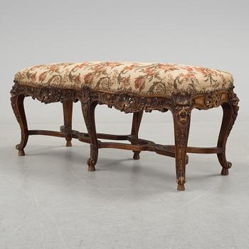 A ROCOCO STYLE STOOL, firsta half of the 19th century.