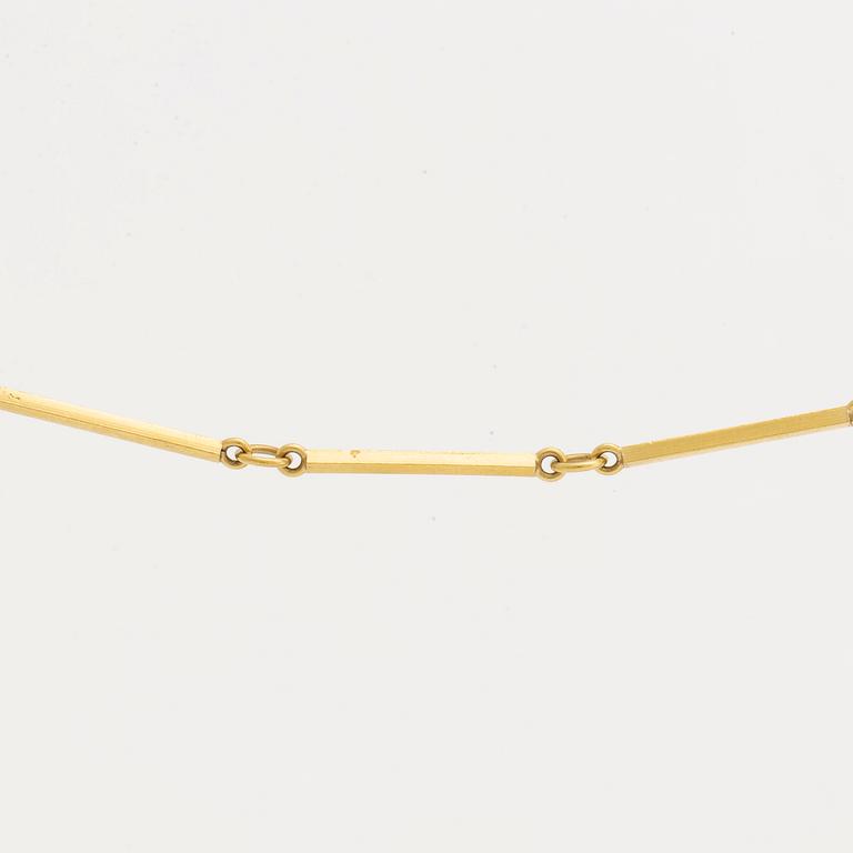 Wiwen Nilsson, collier / pocket watch chain, gold 18K, Lund Sweden 1965.