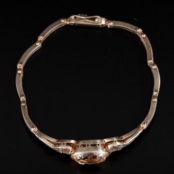 RANNEKORU, kullattua hopeaa, Neuvostoliitto, synteettiset kivet. 1900-luvun alku.