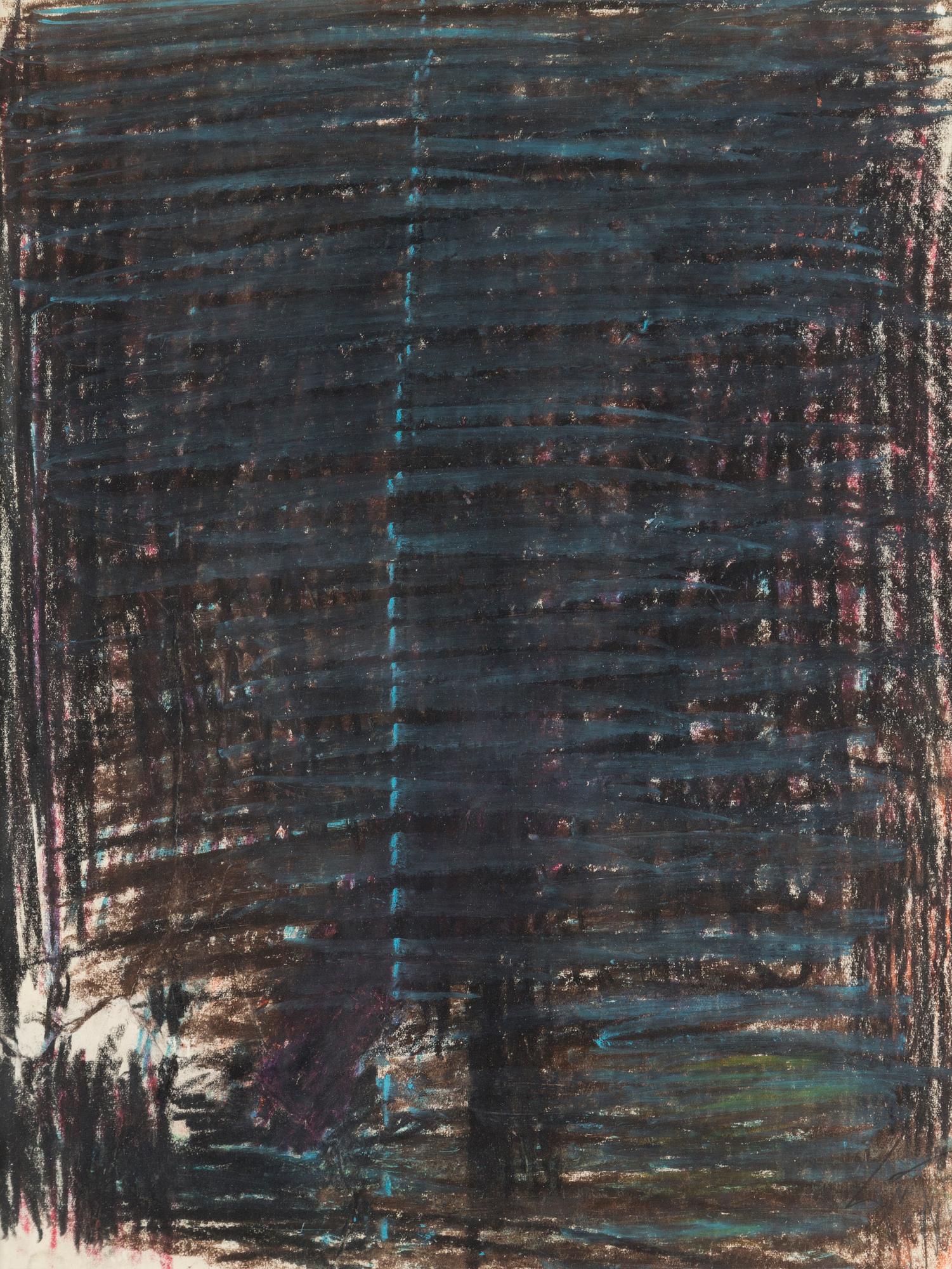 EDDIE FIGGE, pastel, executed in the late 50's, signed.