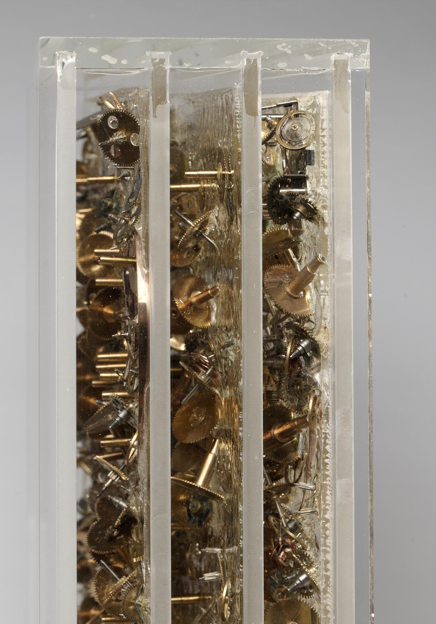 Arman (Armand Pierre Fernandez), Accumulation de Rouages Temps II.