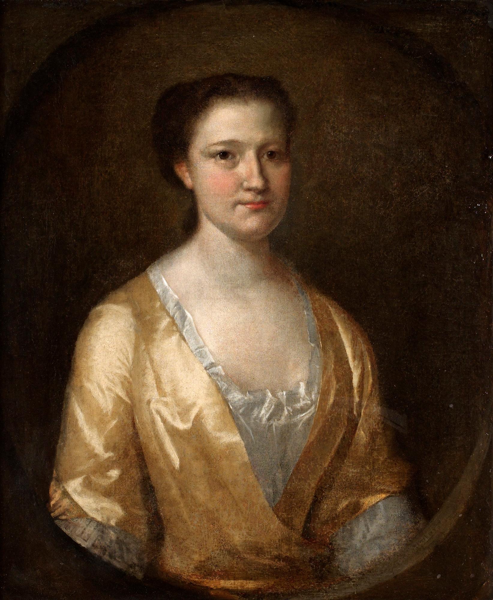 MICHAEL DAHL, hans krets, olja på duk, 1700-tal.
