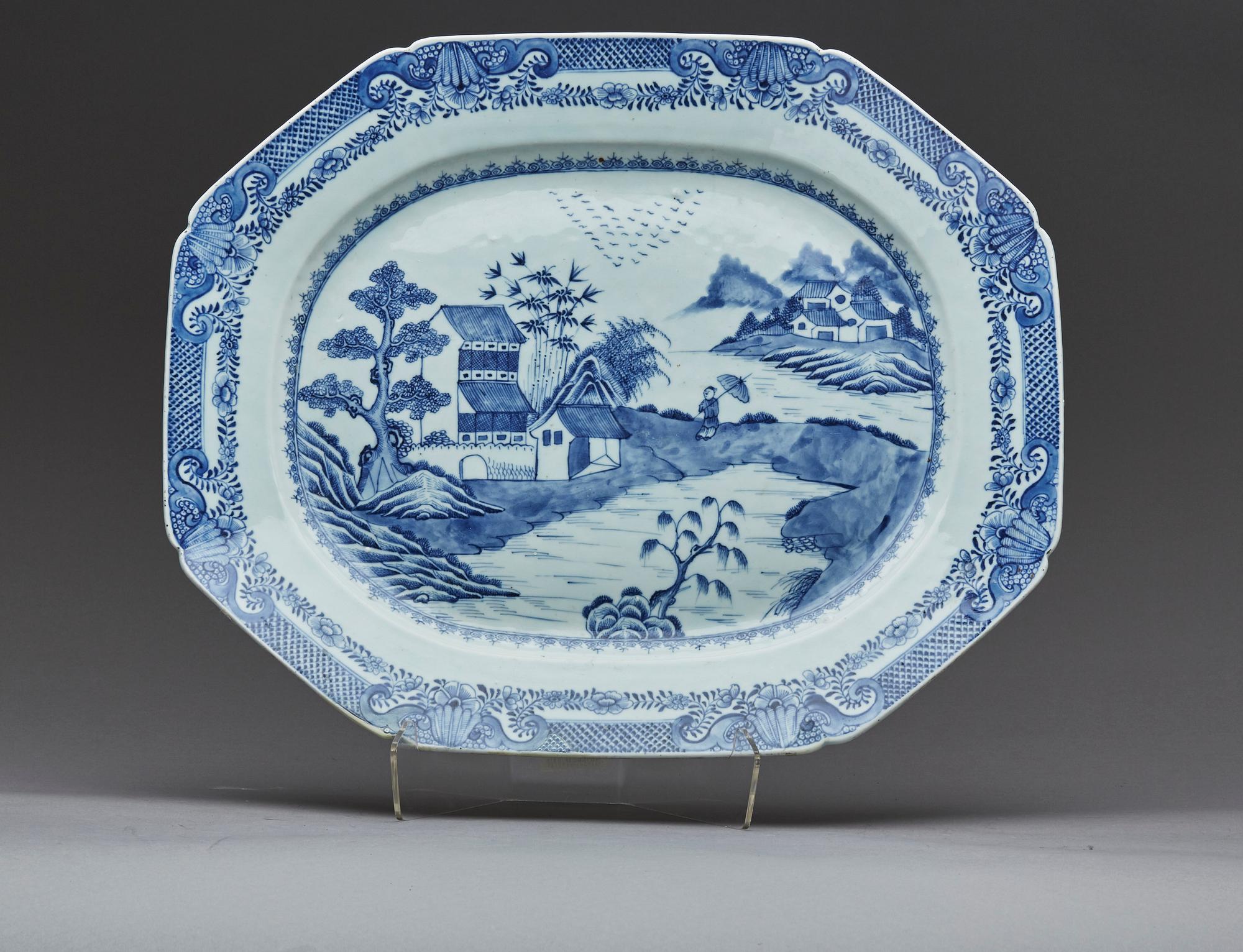 FAT, porslin, Kina, omkring 1800.
