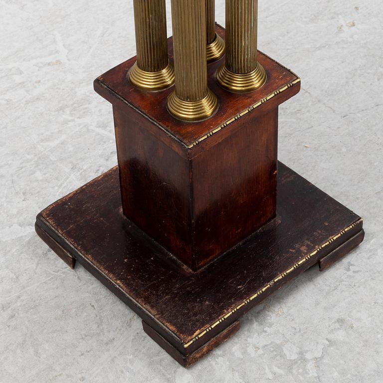 A brass side table, 1920's/30's.