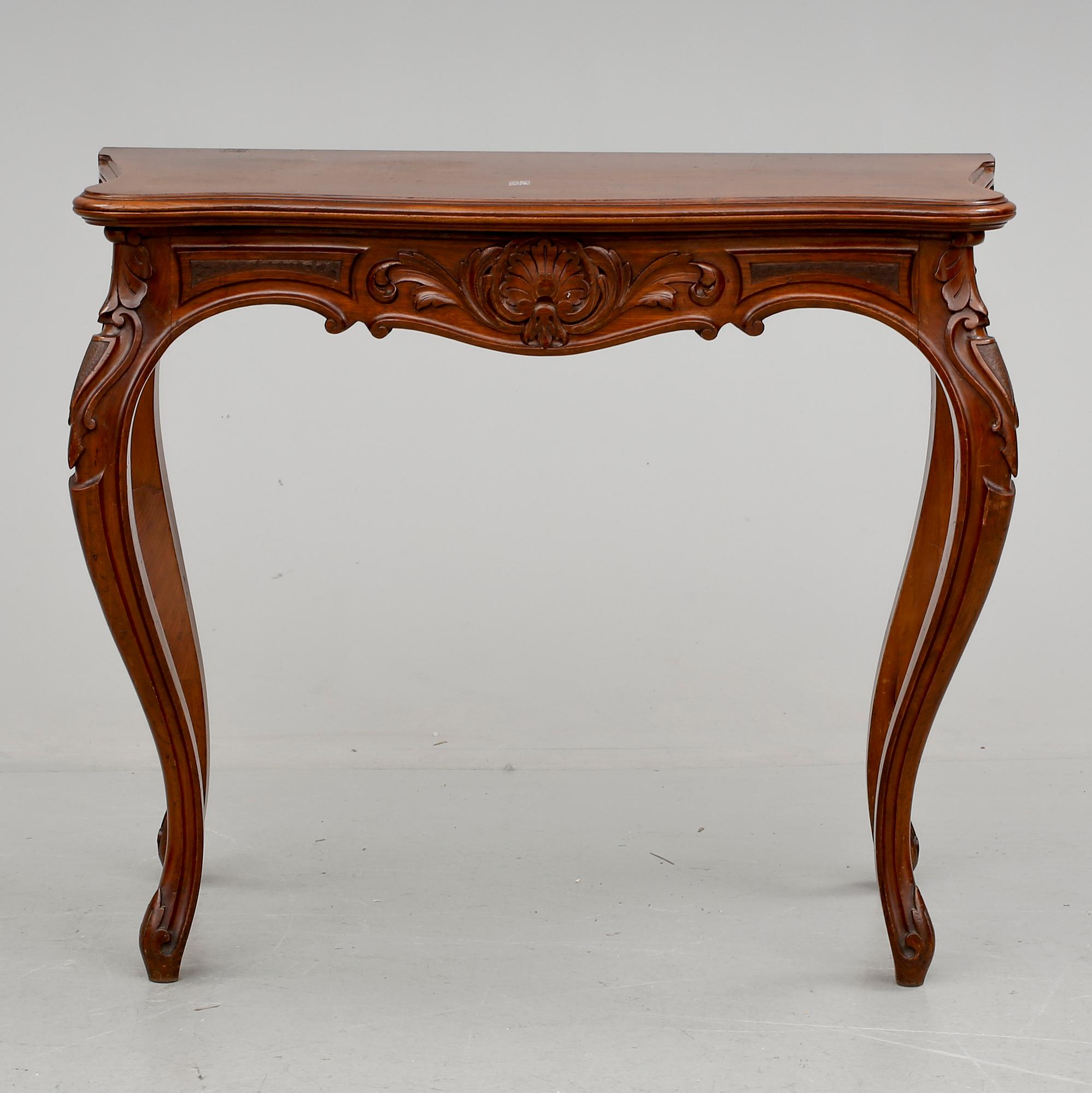 SPELBORD, nyrokoko, 1800-talets slut.