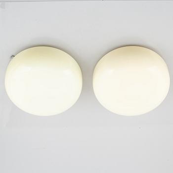 Harald Notini, a pair of ceiling lamps,  model "10676", Arvid Böhlmarks Lampfabrik, 1930s.