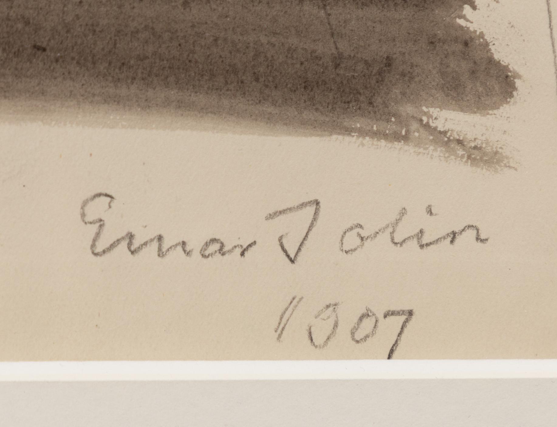 Einar Jolin, Liten gosse.