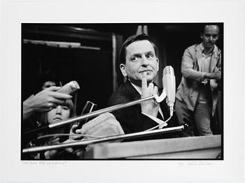 Carl Johan De Geer, "Olof Palme 1968 på Kårhuset".