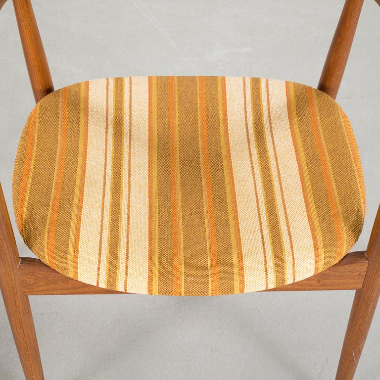 KAI KRISTIANSEN, a pair of armchairs for Ikea, model "Troja", 1960s.