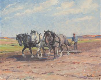 Alexander Langlet, Spring Ploughing.