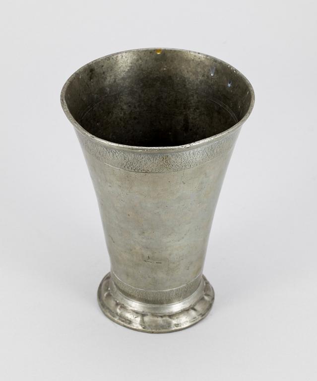 BÄGARE, tenn, Israel Buhrman (II), Stockholm 1819.
