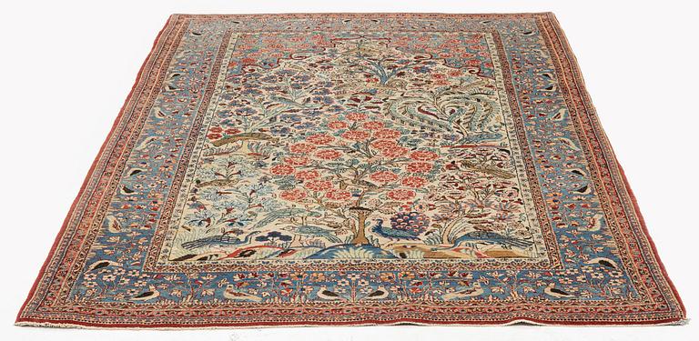 An antique Keshan, Dabir, c. 210 x 120 cm.