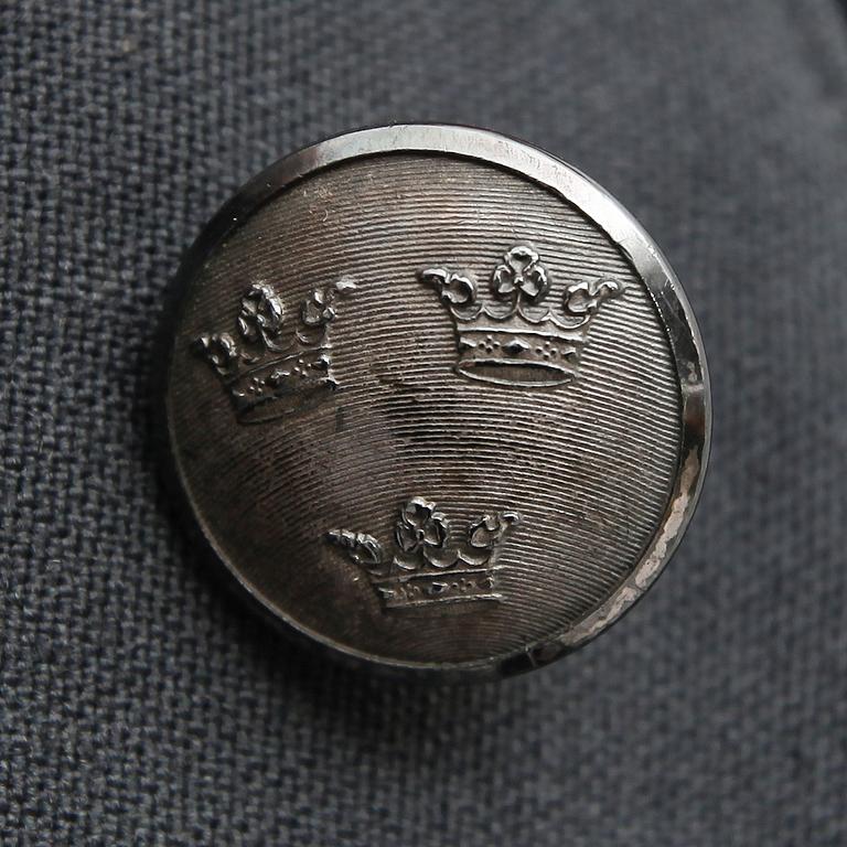 UNIFORMSJACKOR, 2 st, Sverige, artilleriregemente, 1948.