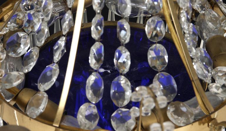 LJUSKRONA, gustaviansk stil, 1900-tal. H 75.