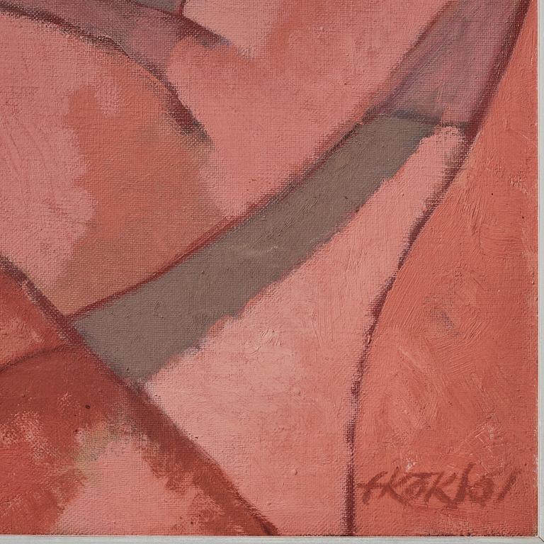 Endel Köks, oil on canvas, signed and dated -61.