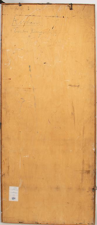 Torsten Renqvist, assemblage i låda, a tergo signerad.