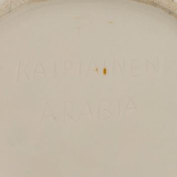Birger Kaipiainen, dekorationstallrik, signerad Kaipiainen Arabia.