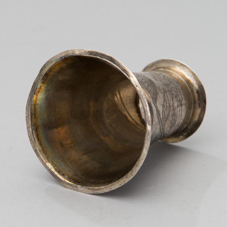 BEAKER, silver, Carl Gustaf Brummer, Åbo 1797, 33 g.
