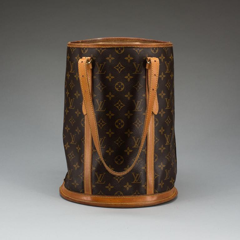 HANDVÄSKA. Louis Vuitton, "Bucket".
