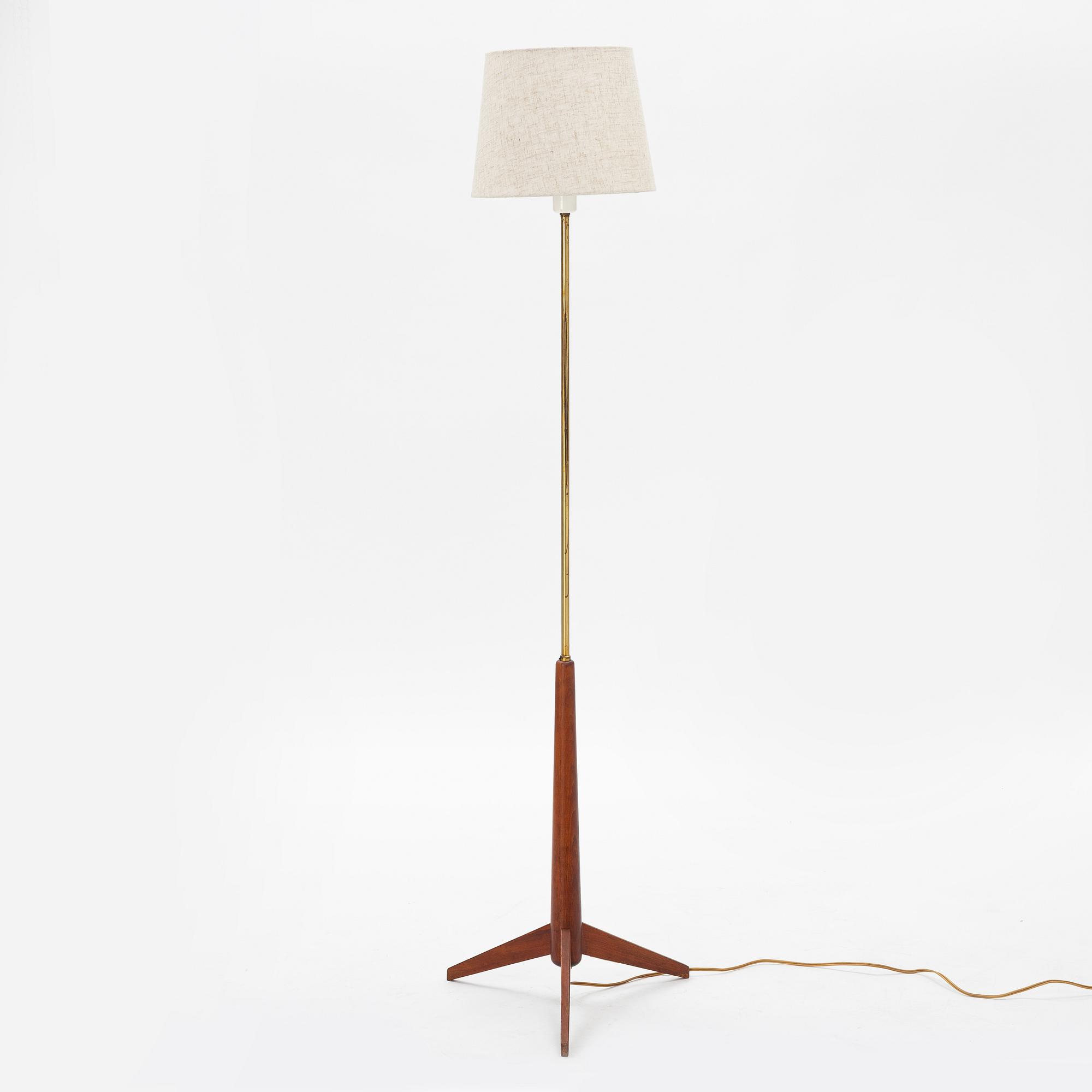 Golvlampa, Möller armatur Eskiltuna, 1900-talets andra hälft.