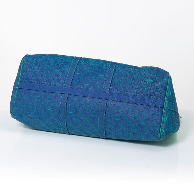 Louis Vuitton, Virgil Abloh, Keepall 50B weekend bag, "Keepall Taurillon Illusion", 2022.