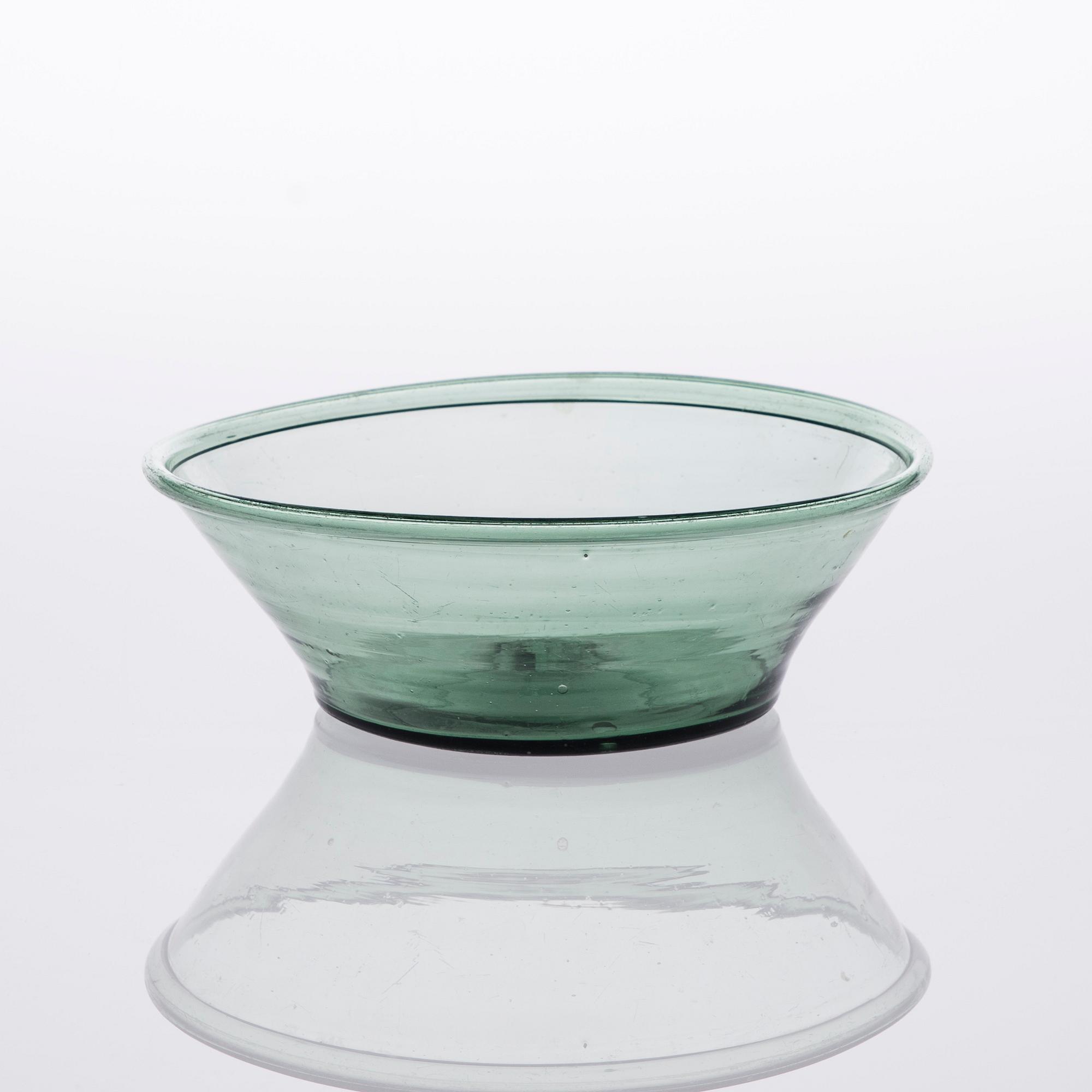 FILBUNKAR, 2 ST, glas, 1800-talets slut.